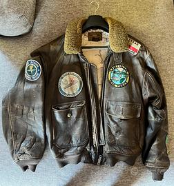 Giubbotto Avirex, pelle, limited edition, anni 90