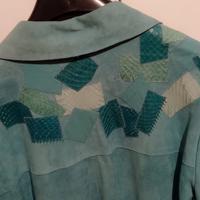 Giacca in pelle scamosciata Ermanno Daelli.