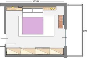 Posto letto in stanza doppia con bagno privato