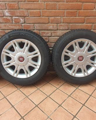 4 gomme inverno Hankook 185/65 R15 88T con cerchi