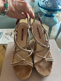 Sandali intrecciati di Prada