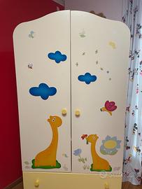 Armadio per bambini azur modello savana