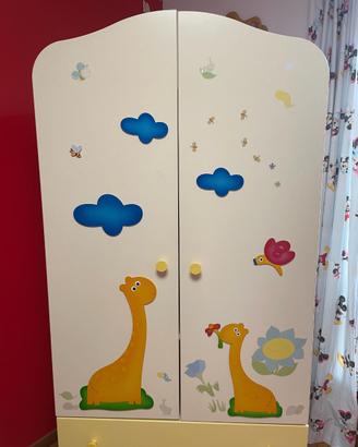 Armadio per bambini azur modello savana