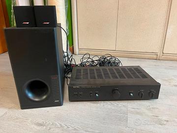 Sistema audio casse BOSE ampli ROTEL