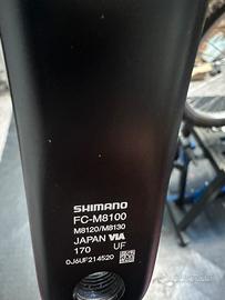 Guarnitura shimano xt m8100