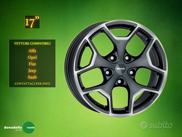 Cerchi in Lega 17" Alfa Jeep e altri