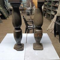 2 Colonne in Legno + 10 Lastre Policarbonato 6 mm.