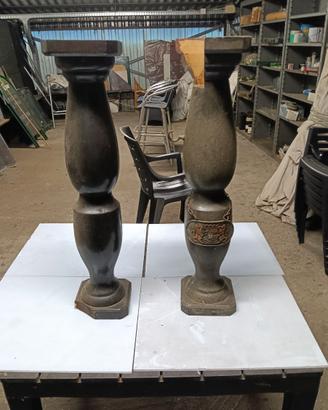 2 Colonne in Legno + 10 Lastre Policarbonato 6 mm.