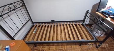 Letto singolo ferro battuto