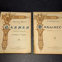 Coppia libretto opere vintage 