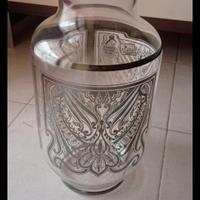 Vaso Egizia by Antony Berrus decorato in argento 
