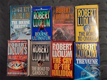9 English Books - Robert Ludlum's novels