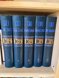 Enciclopedia Garzanti 5 volumi