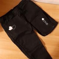 Jeans bambina neri 9-10 anni Pink Original Marines