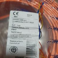 cavo filo cordina FS17 2.5mm arancione 