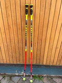 Bastoni da sci  leki GS da gigante h 110 cm
