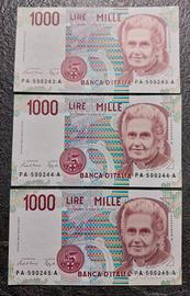1.000 Lire Montessori 1990 Serie apertura.3