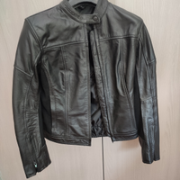 Giacca course in pelle da moto