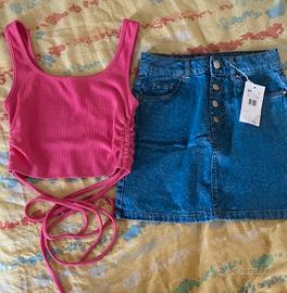 Completo Top +gonna taglia S