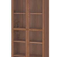 Libreria vetrata Ikea Billy noce