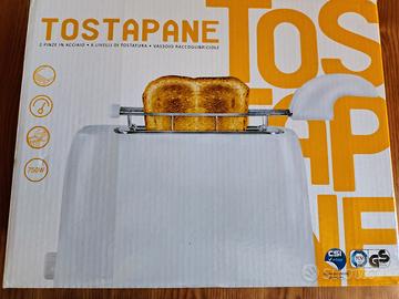 Tostapane 750W con pinze estraibili 6 livelli tost