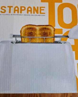 Tostapane 750W con pinze estraibili 6 livelli tost