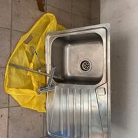 lavello inox + mixer