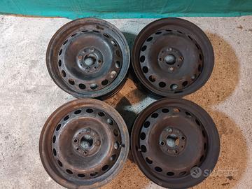 Cerchi in ferro fiat alfa romeo lancia 5.5Jx14"