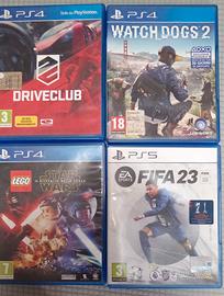 4 giochi Ps4 PS5 