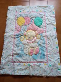 Piumino lettino bimbo cm 84x112