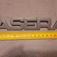 Maserati scritta logo metallo originale d' epoca