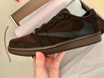 Nike Jordan 1 Low Travis Scott 40.5 Velvet Brown