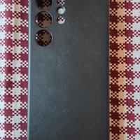 cover Samsung s24 ultra pelle nera.