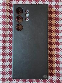cover Samsung s24 ultra pelle nera.