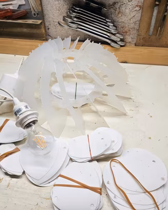 Lampadario in plastica