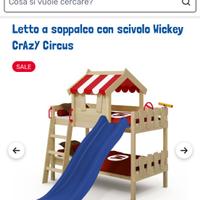 Letto a soppalco Wickey