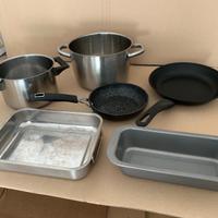 Pentole e padelle varie