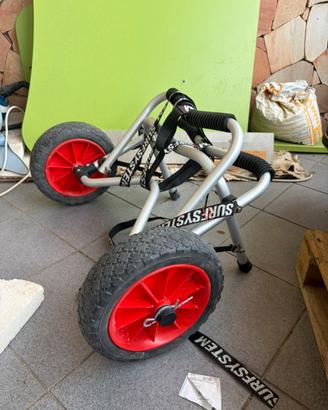 carrello kayak surf system