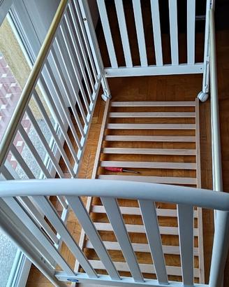Lettino Pali 120x60 con materasso