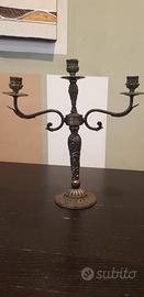 Candelabro in bronzo 