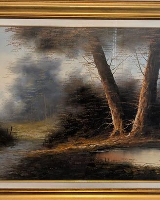 Quadro olio su tela di Salani