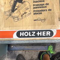 HOLZ-HER Plattenfräse VRT Electronic per Alucobo