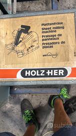 HOLZ-HER Plattenfräse VRT Electronic per Alucobo