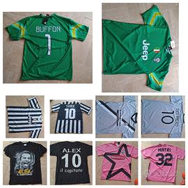 Calcio: Maglie/shirt Buffon,Del Piero, Matri,Tevez