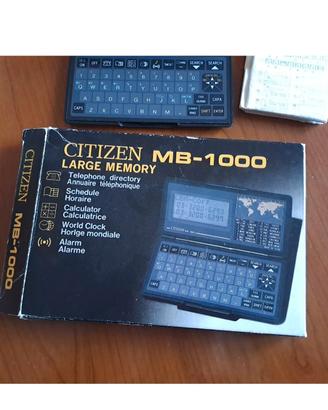 Citizen Mb-1000 agenda calcolatrice  vintage 