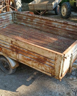 Carrello appendice con sponde