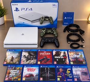PS4 slim 500GB +2 Controller Originali + 10 giochi