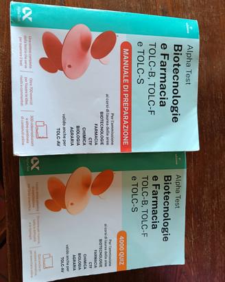 libri alfa test tolc-b, tolc- f, tolc- c