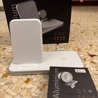 Supporto di ricarica wireless Zens 4in1 Alluminio