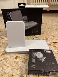 Supporto di ricarica wireless Zens 4in1 Alluminio